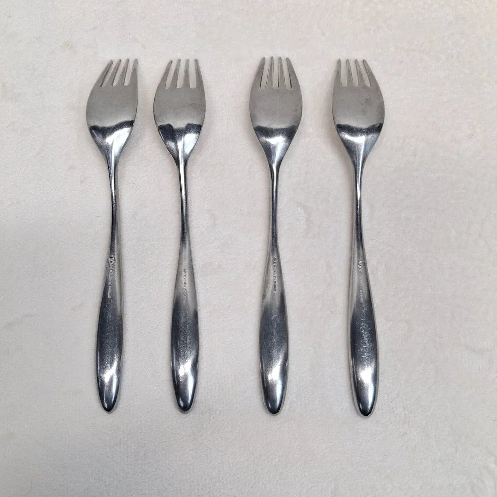 Towle Lauffer Design 2 Set of 4 Forks Stainless Steel Norway Germany